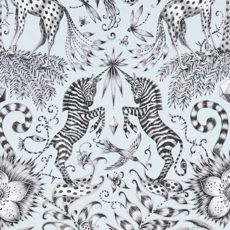 Animalia Kruger Fabric, Eggshell