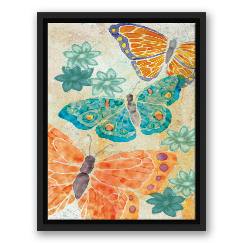 «Watery Butterflies», reproduction sur toile, H 17,75 po x l 13,75 po