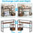 Desk Shelf with Drawer, 40" Desk Hutch for Computer Monitor,Black-556196324