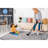2X8 Loom & /Grey Area Rug, Stain-, Non-Shedding, Decorative For Bedroom, Living Room, Dining Collection /Grey, Stain , Fits Well In Dining, Room