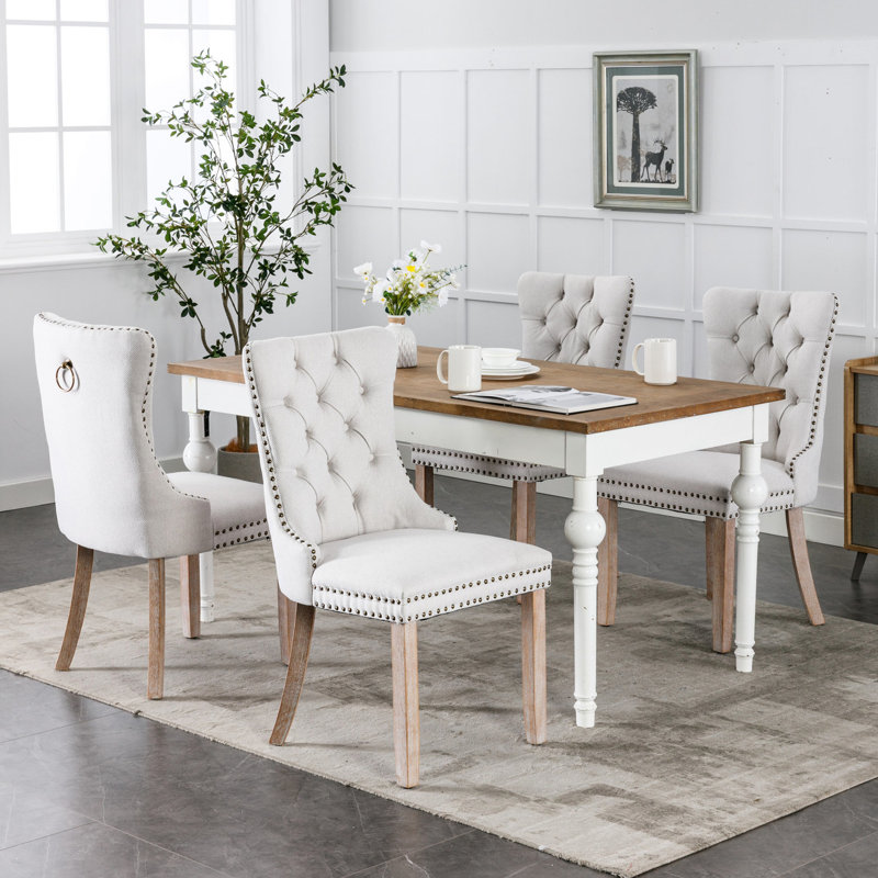 Chaise haute High, Beige