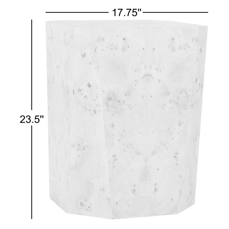 Avena Wood End Table, Natural