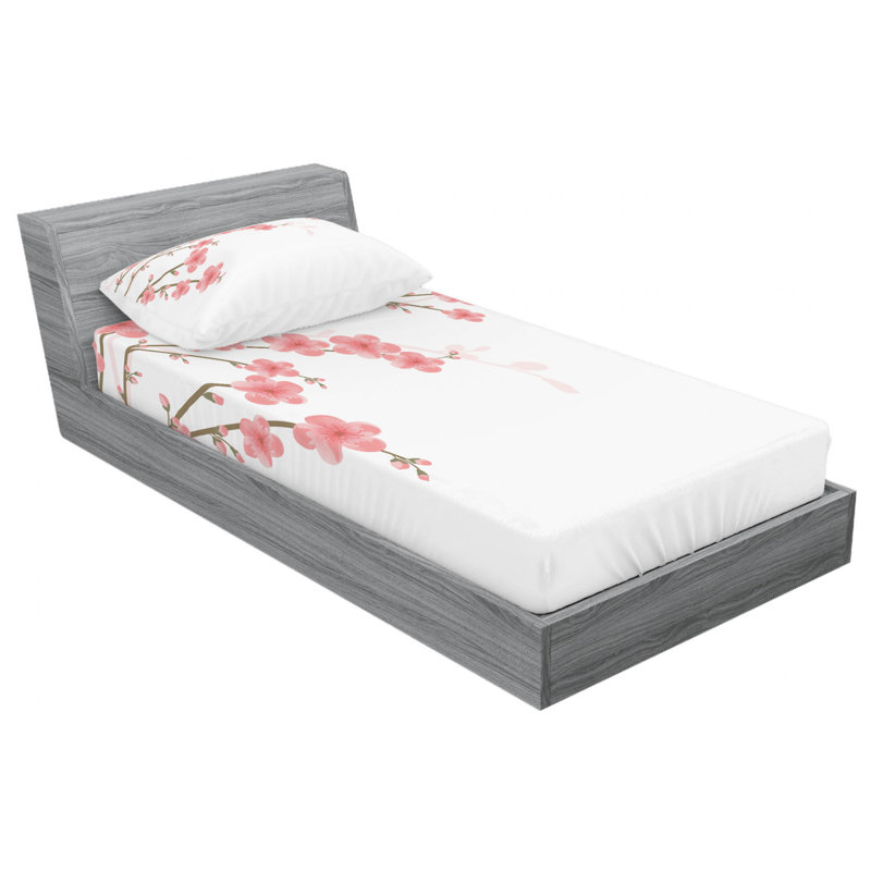 Microfiber Sheet Set, Twin Sheet Set with Fitted Sheet