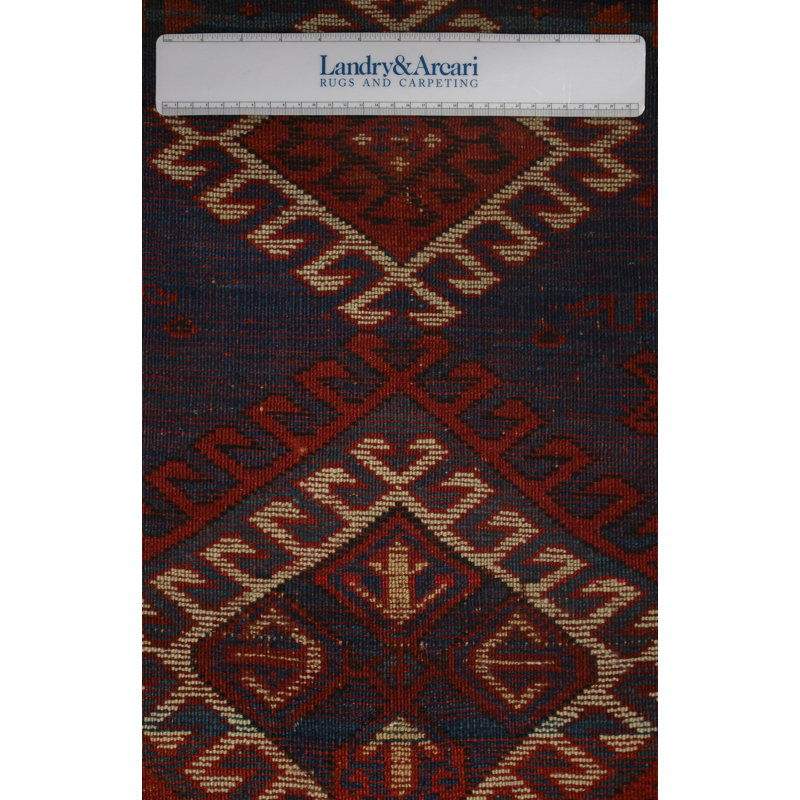 Vintage Worn One-of-a-Kind Runner 3'9" X 8' Area Rug