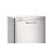 10 Gallon Modern Trash Can with Recycling Bin Combo Dual Compartment Indoor Composting Bin - Silver