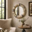 Miroir mural gris