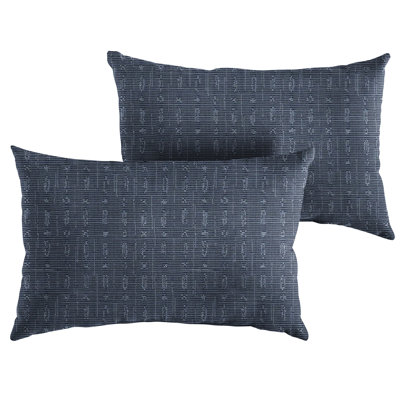 Davant Geometric Sunbrella® Outdoor Throw Pillow