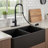 Pull Down Single Handle Kitchen Faucet with Accessories-65322436
