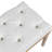 46" End Of Bed Bench, Upholstered Bedroom Bench, Cream White