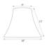 13'' H Linen Bell Lamp Shade