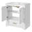 30" Single Bathroom Vanity In Ceramic Sink Without Mirror-220596848