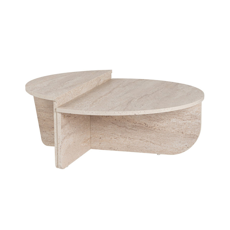 Glorias Coffee Table, Travertine