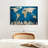 Ocean Blue World Map Canvas Print-300704229