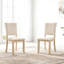 Chaises de salle à manger seulement, ensemble de 4 chaises de salle à manger, chaise de cuisine avec siège rembourré-1037909963