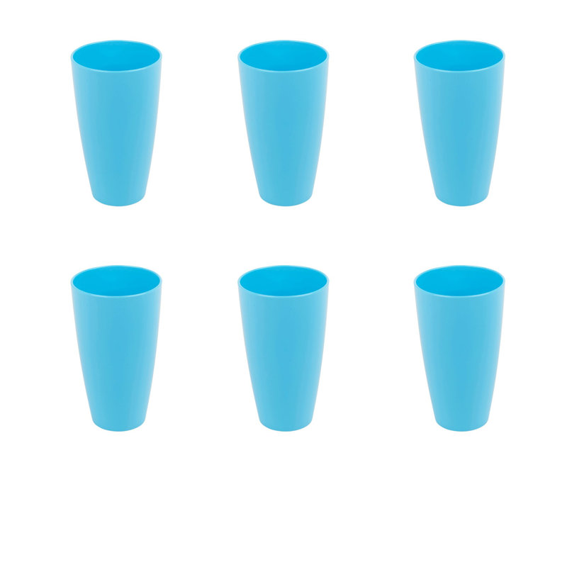 Lenoria Polypropylene Plastic Soup Mug, Blue