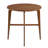Rowan 36.22" High Retro Light Nordic Round Wooden Counter Table with Cross-Reinforced Base-124216048