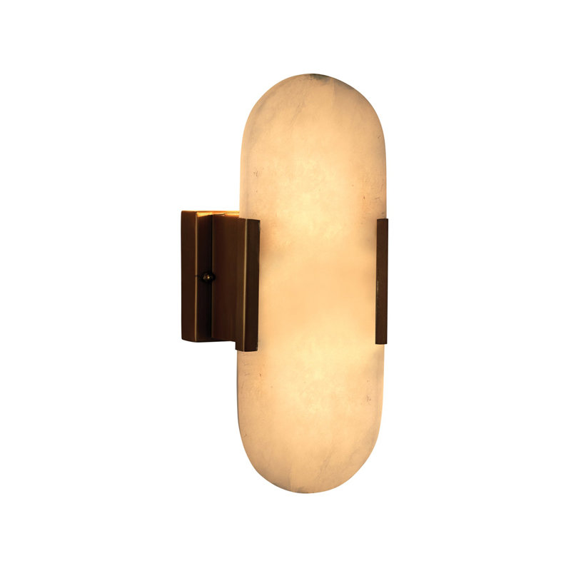 Delphi 1 - Light Flush Mounted Sconce, Antique Brass