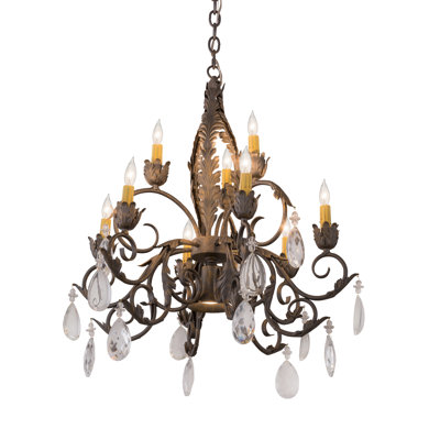 New Country French 9 - Light Chandelier