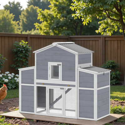 Maison pour animaux en bois, grand poulailler