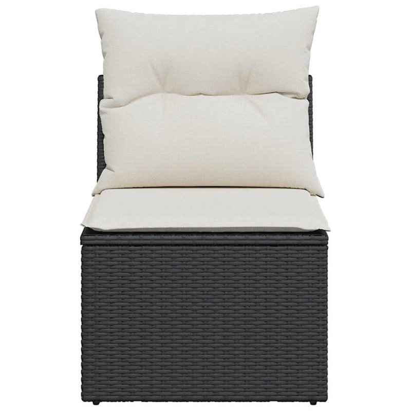 Chaise de jardin noire et blanche, Cream White