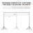 Backdrop Stand Photo Background Lighting Kit