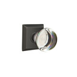 Double Dummy Providence Crystal Knob with Quincy Rose