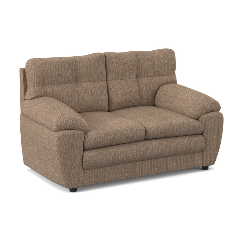 Kenn Upholstered 62.5'' Loveseat, Bronco Sand