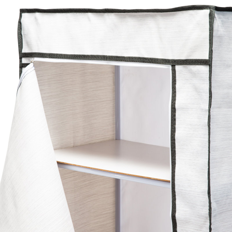 Kaison 12'' Rolling Portable Wardrobe