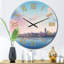 Horloge murale Boston City Skyline-1990428285