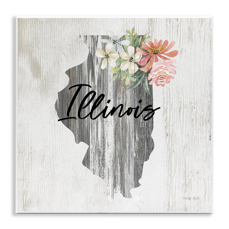 Art mural Shabby Elegance Illinois par Cindy Jacobs