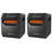 LifeSmart LifePro 1500W 6 Element Infrared Space Heater with Remote (2 Pack)