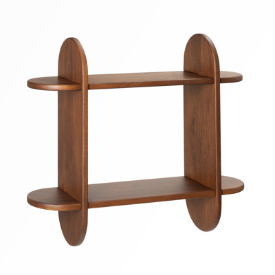 Fuller Solid Wood 2 Tier Wall Mounted Display Shelf
