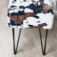 116.8cm Wide Rectangle Animal Print Standard Ottoman