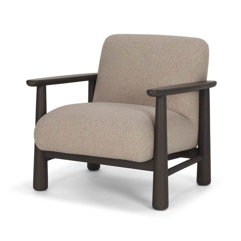  Ensemble de neuf fauteuils en tissu gris et brun