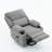 Gray Remote-Controlled Heating and Massage Assistive Recliner for Seniors-504308304