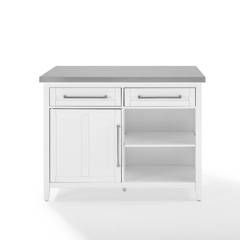 Harare Kitchen Island, White