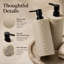  Ensemble de distributeur de pompe deux pièces pour shampooing et revitalisant - Shampooing et revitalisant brun clair-970372533