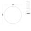 Altham Metal Round Wall Mirror-91019007