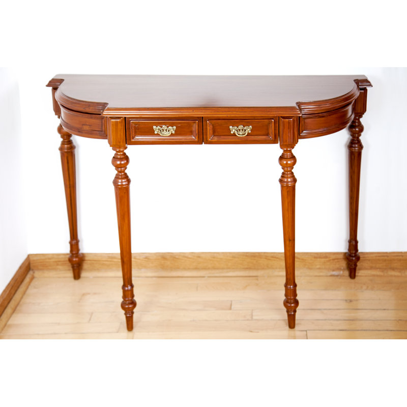 Console en bois massif 43,5 po Sheraton