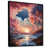 Black Floater Framed