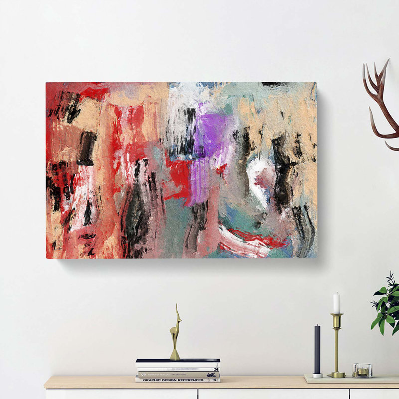 Abstract Art Painting Vol.281 - Wrapped Canvas, 35cm H x 50cm W x 3cm D