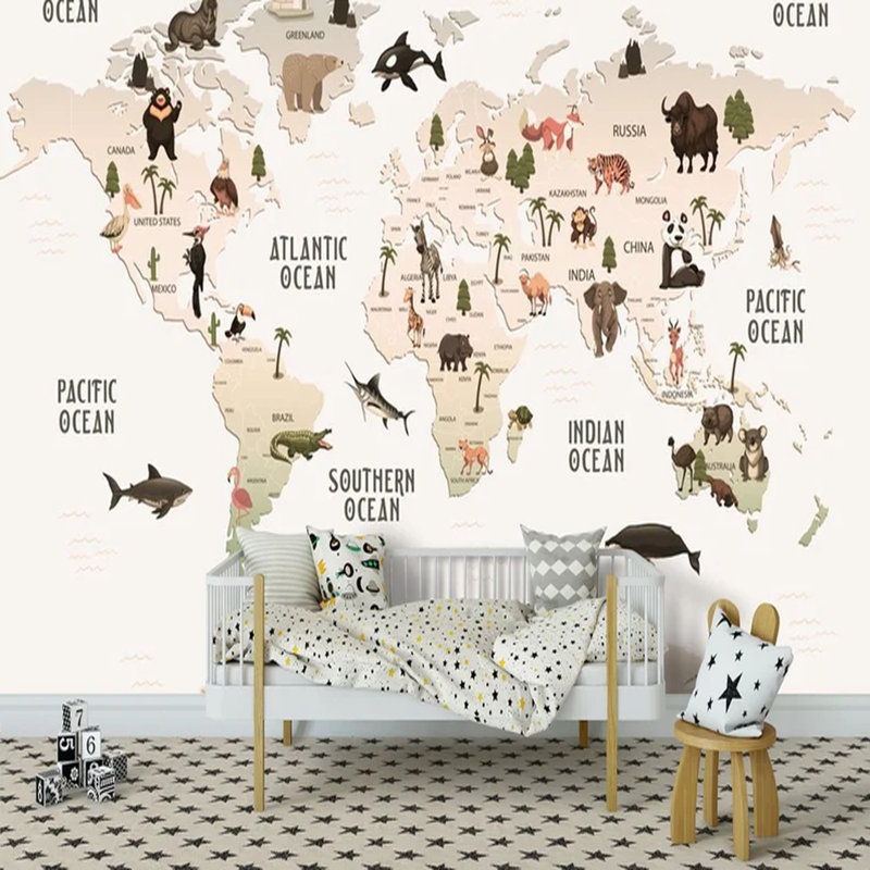 Wildlife Explorer Map Collection, 96" L x 108" W
