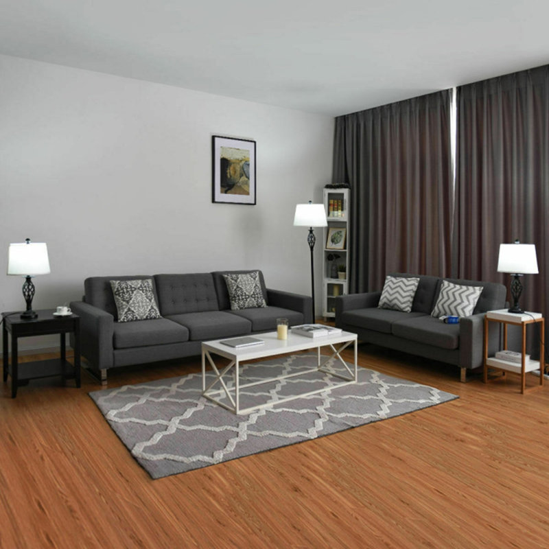 Imina Steel Traditional Floor Lamp Set