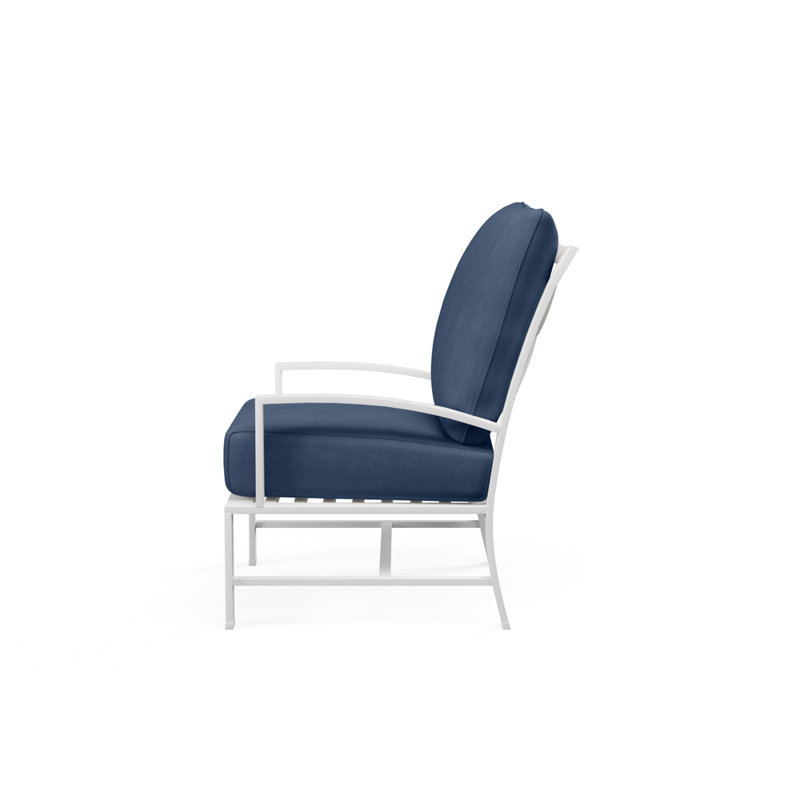Bristol Outdoor Lounge Chair, Echo Midnight Sunbrella®