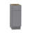 Colton 12" Freestanding Shaker Bathroom Vanity Cabinet with 1 Door & 1 Drawer, No Countertop, Ready to Assemble, Gray-95216771