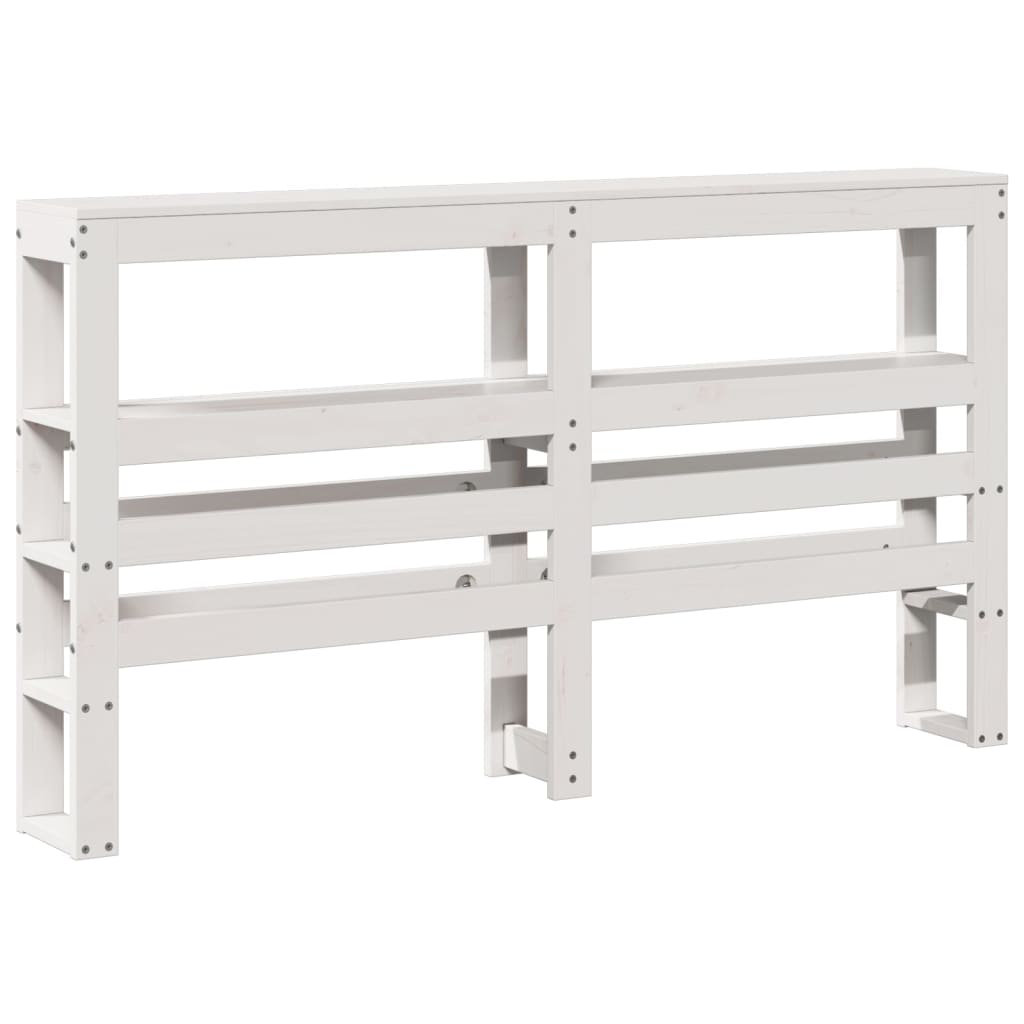 Vidaxl Headboard With Shelves 180 Cm Solid Wood Pine