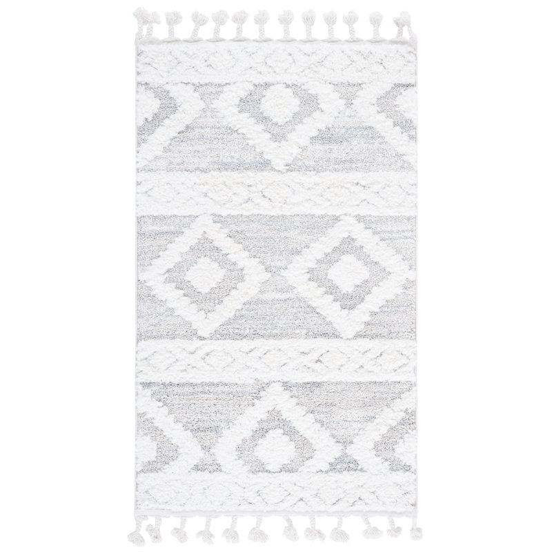 Tapis ivoire / beige Hugley, Rectangulaire 3 pi x 5 pi