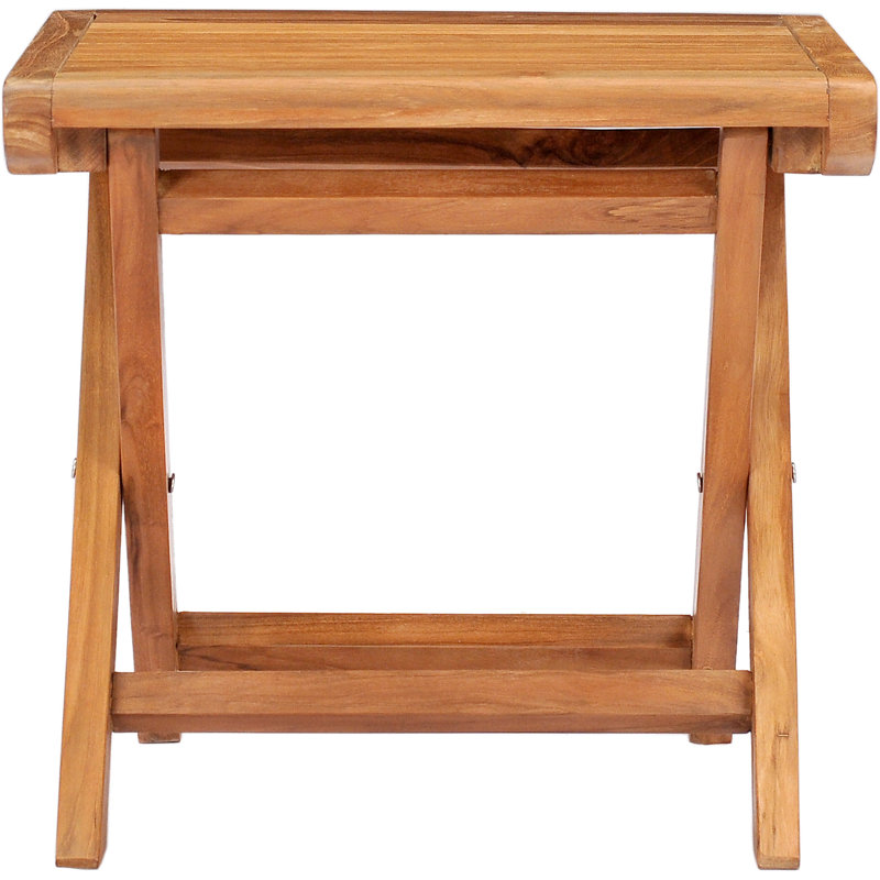 Miami Outdoor Square Teak Side Table