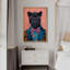 «Bright Preppy Animals Fashion Leopard In Suits», impression sur toile encadrée-107907838-107907836