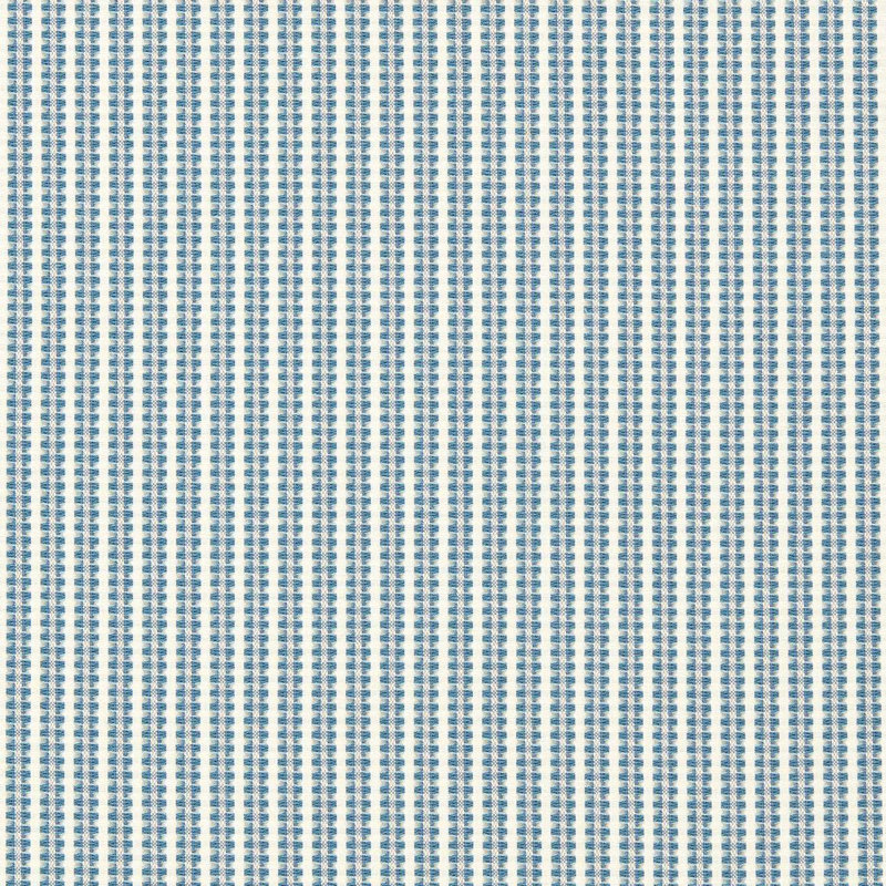 Pepita Stripe, Sky/Linen